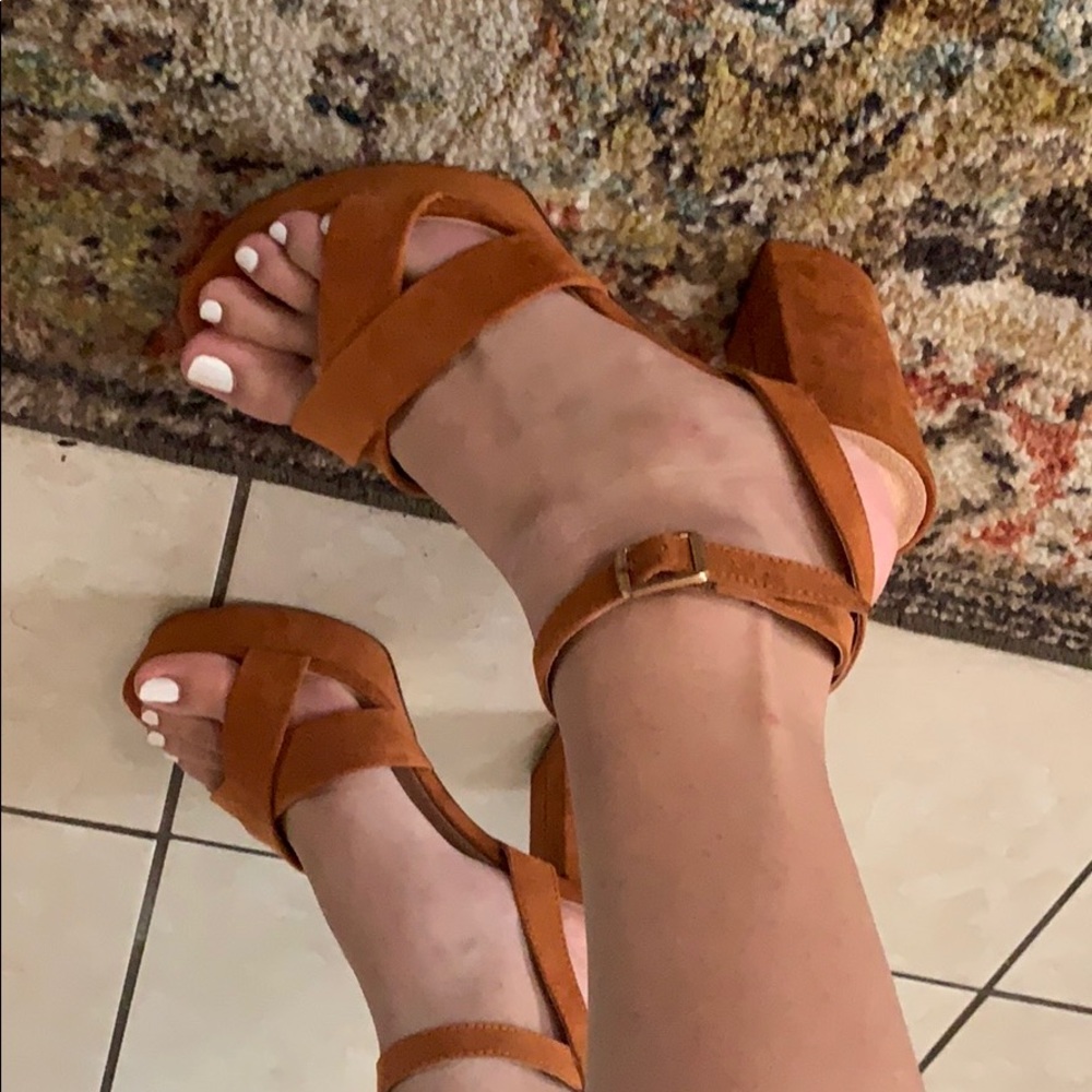 Orange heels